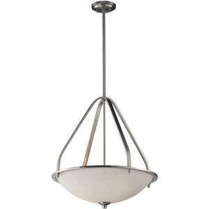 Mayfield 3 Light 21 inch Brushed Nickel Pendant Ceiling Light