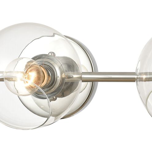 Claro 3 Light 26 inch Polished Chrome Vanity Light Wall Light