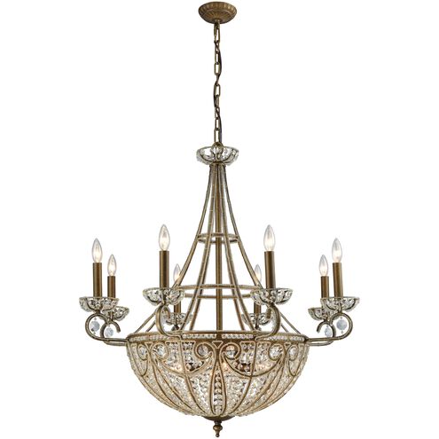 Elizabethan 14 Light 35 inch Dark Bronze Chandelier Ceiling Light