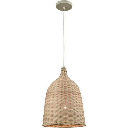 Pleasant Fields 1 Light 12 inch Russet Beige Mini Pendant Ceiling Light