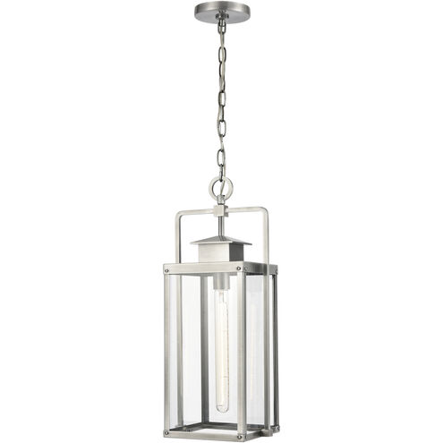 Crested Butte 9 inch 60.00 watt Antique Brushed Aluminum Outdoor Pendant