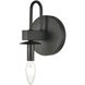 Williamson 1 Light 5 inch Black Vanity Light Wall Light