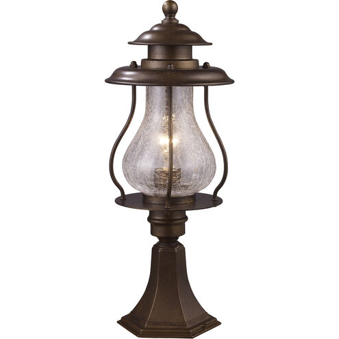 Wikshire 1 Light 20 inch Coffee Bronze Outdoor Post Light