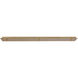 Pendant Options 1 inch Satin Brass Linear Pan