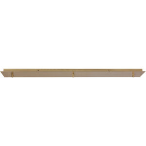 Pendant Options 1 inch Satin Brass Linear Pan