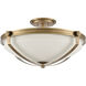 Connelly 4 Light 23 inch Natural Semi Flush Mount Ceiling Light