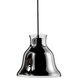 Bolero 1 Light 8.3 inch Chrome with Clear Mini Pendant Ceiling Light