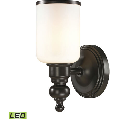 Bristol LED 6 inch Oil Rubbed Bronze Vanity Light Wall Light