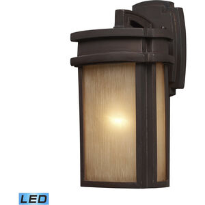 Sedona LED 13 inch Clay Bronze Outdoor Sconce