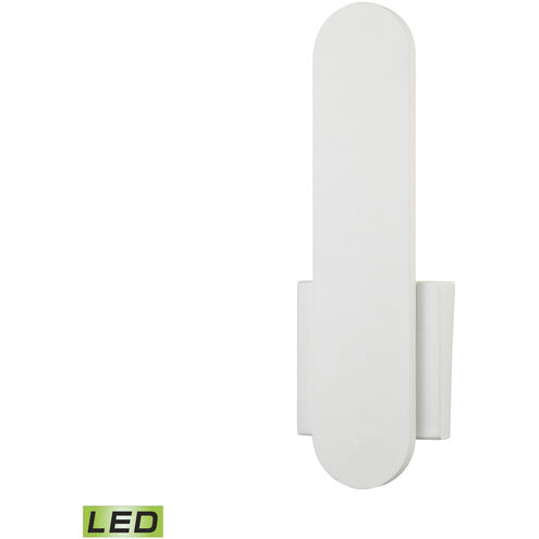 Feather Petite LED 4.5 inch White Sconce Wall Light