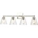 East Point 4 Light 33 inch Polished Chrome Vanity Light Wall Light