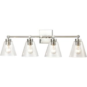 East Point 4 Light 33 inch Polished Chrome Vanity Light Wall Light