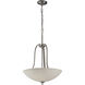 Mayfield 3 Light 19 inch Brushed Nickel Pendant Ceiling Light