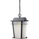 Hamilton Ridge 1 Light 16 inch Weathered Charcoal Outdoor Wall Sconce