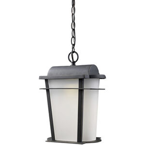 Hamilton Ridge 1 Light 16 inch Weathered Charcoal Outdoor Wall Sconce