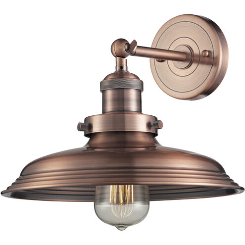 Newberry 1 Light 11 inch Antique Copper Wall Sconce Wall Light