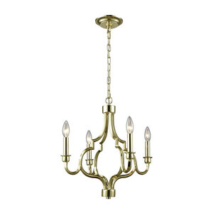 Livonia 4 Light 18 inch Polished Gold Chandelier Ceiling Light