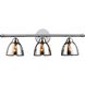 Reflections 3 Light 23 inch Polished Chrome Vanity Light Wall Light