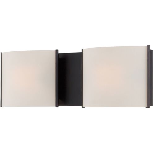 Pandora 2 Light 15.75 inch Oil Rubbed Bronze Vanity Light Wall Light in R7S