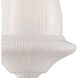 Schoolhouse 1 Light 8 inch Oil Rubbed Bronze with White Mini Pendant Ceiling Light in Incandescent