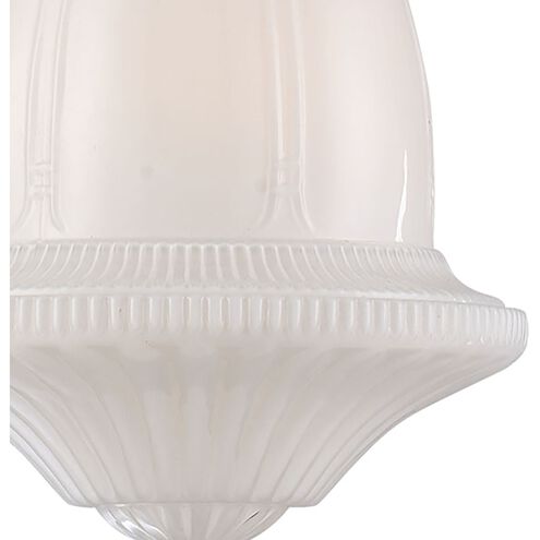 Schoolhouse 1 Light 8 inch Oil Rubbed Bronze with White Mini Pendant Ceiling Light in Incandescent