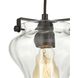 Volus 1 Light 7 inch Oil Rubbed Bronze with Clear Mini Pendant Ceiling Light