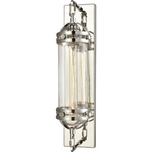 Gramercy 1 Light 5 inch Polished Nickel Sconce Wall Light
