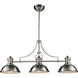Chadwick Linear Chandelier Ceiling Light in Incandescent