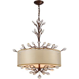Asbury 4 Light 26 inch Spanish Bronze Chandelier Ceiling Light in Incandescent