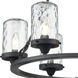 Torch 6 Light 26 inch Charcoal Outdoor Pendant