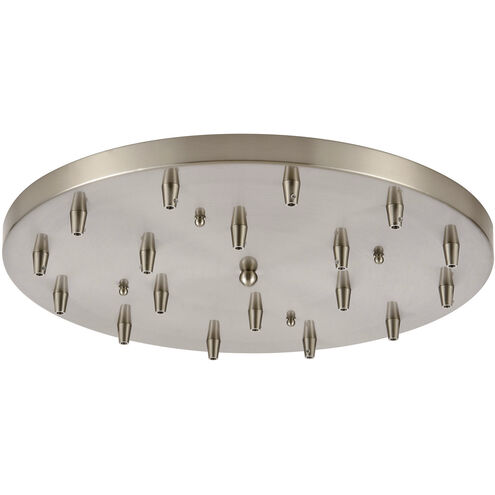 Pendant Options 18 Light 2 inch Satin Nickel Canopy, Round