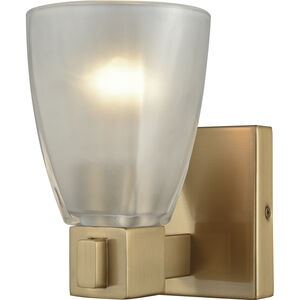 Ensley 1 Light 7 inch Satin Brass Vanity Light Wall Light