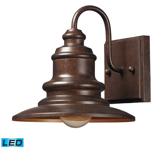 Marina LED 8 inch Hazelnut Bronze Outdoor Wall Sconce