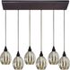 Danica 6 Light 30 inch Oil Rubbed Bronze Mini Pendant Ceiling Light