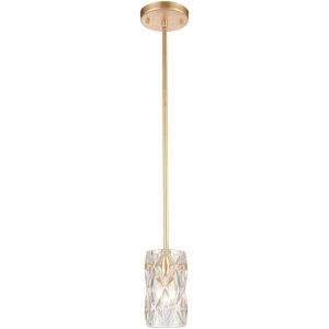 Jenning 1 Light 4 inch Parisian Gold Leaf Mini Pendant Ceiling Light