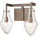 Culmination 2 Light 16 inch Weathered Zinc Vanity Light Wall Light
