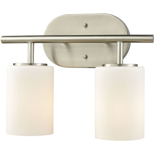 Pemlico 2 Light 13 inch Satin Nickel Vanity Light Wall Light