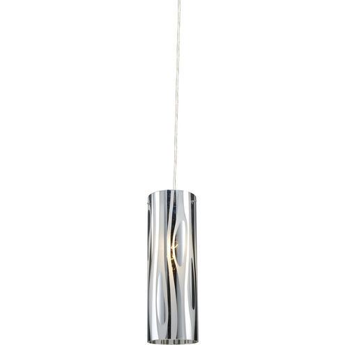 Chromia 1 Light 4 inch Polished Chrome Mini Pendant Ceiling Light in Incandescent