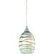 Vines 1 Light 5 inch Satin Nickel Mini Pendant Ceiling Light in Incandescent