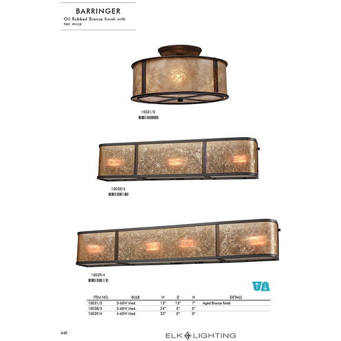 Barringer 4 Light 18.5 inch Aged Bronze Chandelier Ceiling Light in Standard