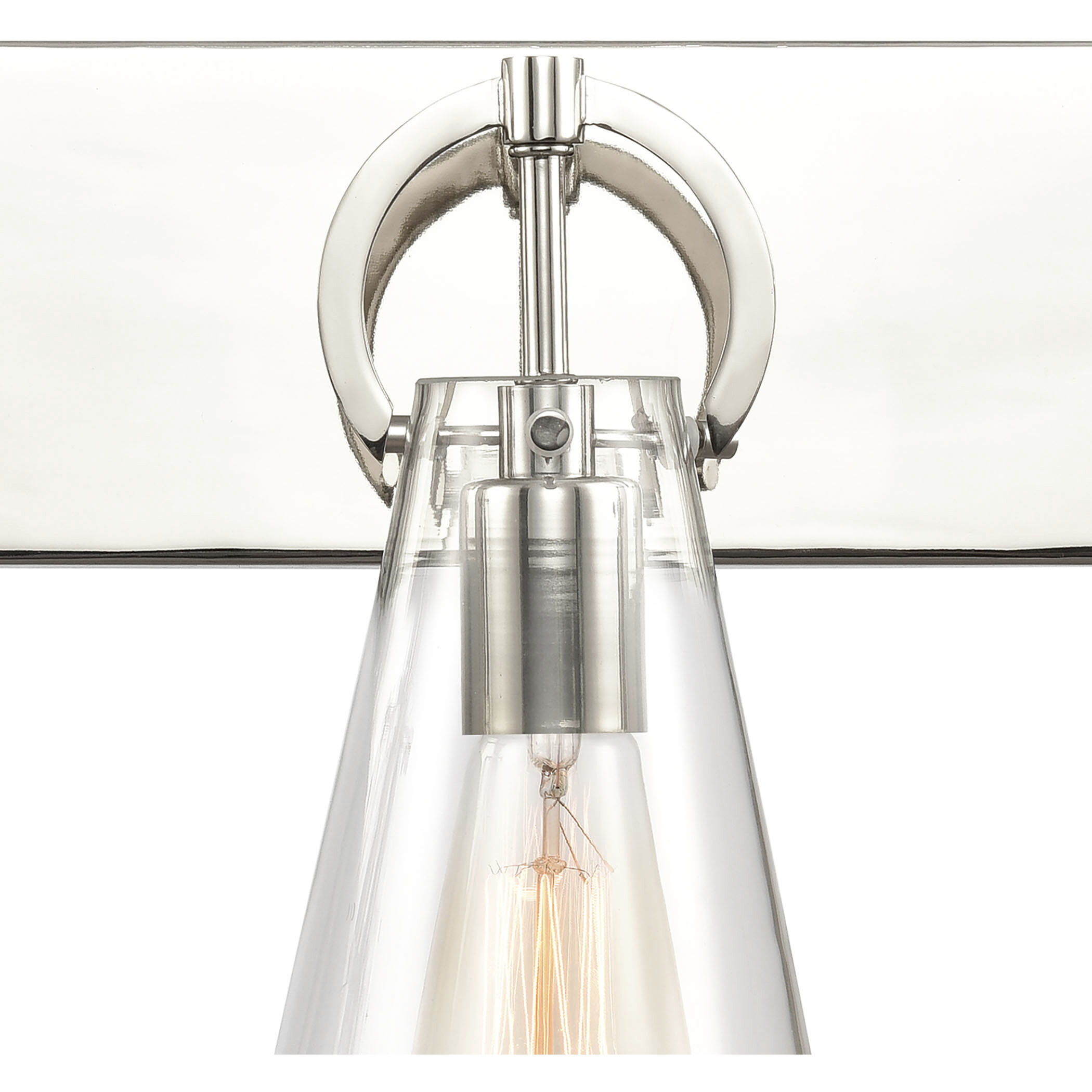 Polished nickel vanity light shop