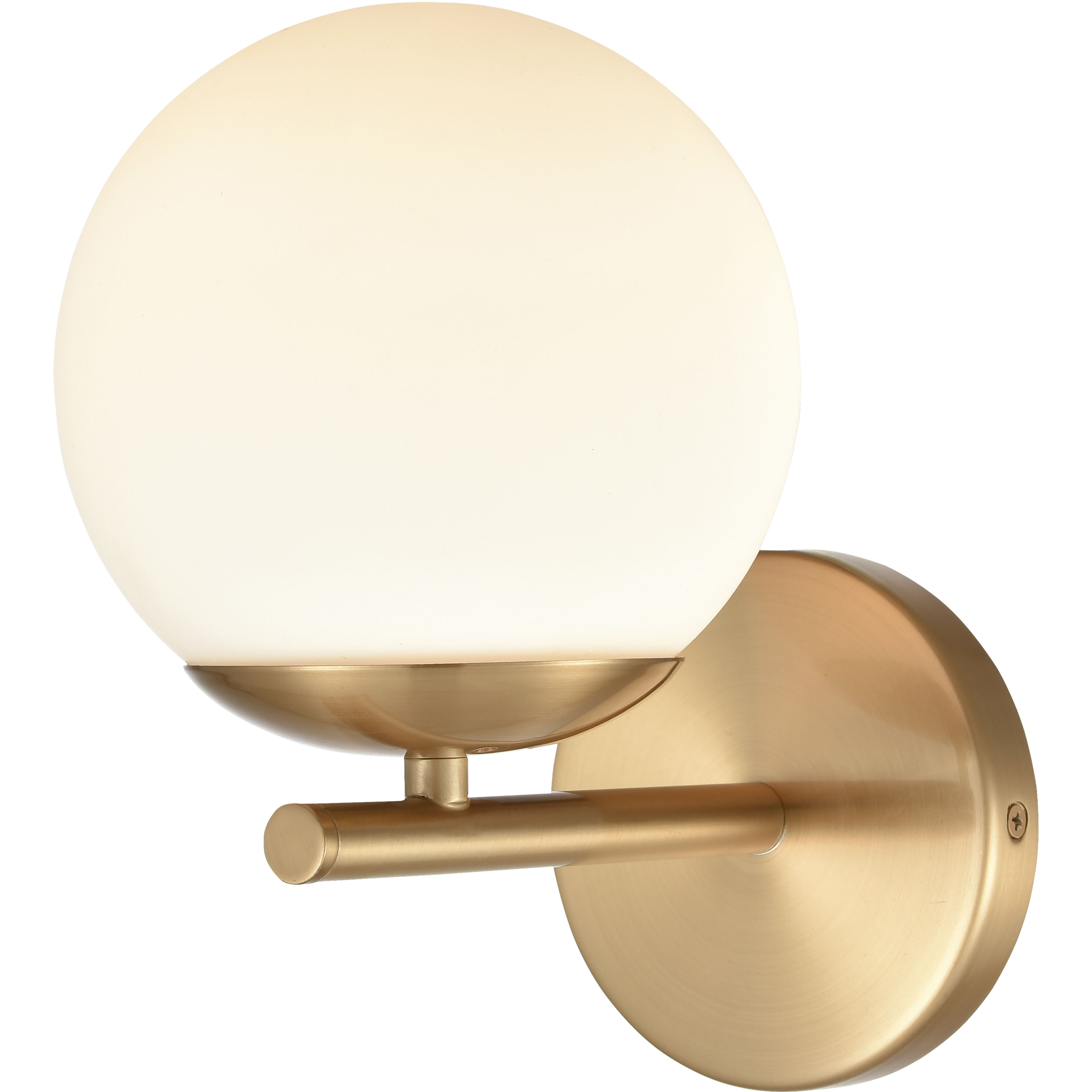 Hollywood Blvd 1 Light 8 inch Satin Brass Vanity Light Wall Light