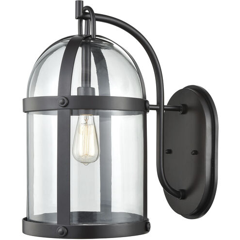 Hunley 1 Light 18 inch Oil Rubbed Bronze Outdoor Wall Sconce