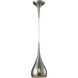 Lindsey 1 Light 6 inch Satin Nickel Mini Pendant Ceiling Light in Incandescent