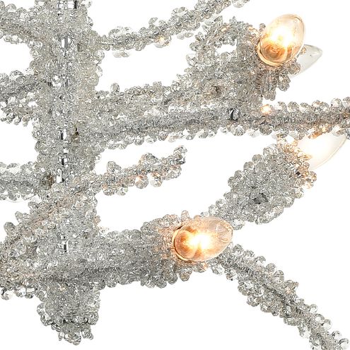 Winter's Spray 8 Light 39 inch Polished Chrome with Clear Chandelier Ceiling Light