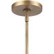 Gabby 1 Light 14 inch Brass Pendant Ceiling Light