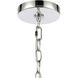 Melinda 3 Light 21 inch Polished Chrome with Clear Chandelier Ceiling Light