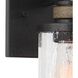 Beaufort 1 Light 7 inch Anvil Iron with Distressed Antiqued Gray Vanity Light Wall Light