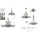 Crystal Branches 9 Light 33 inch Burnt Bronze Chandelier Ceiling Light