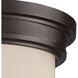Flushmounts 2 Light 13 inch Oil Rubbed Bronze Flush Mount Ceiling Light in Incandescent